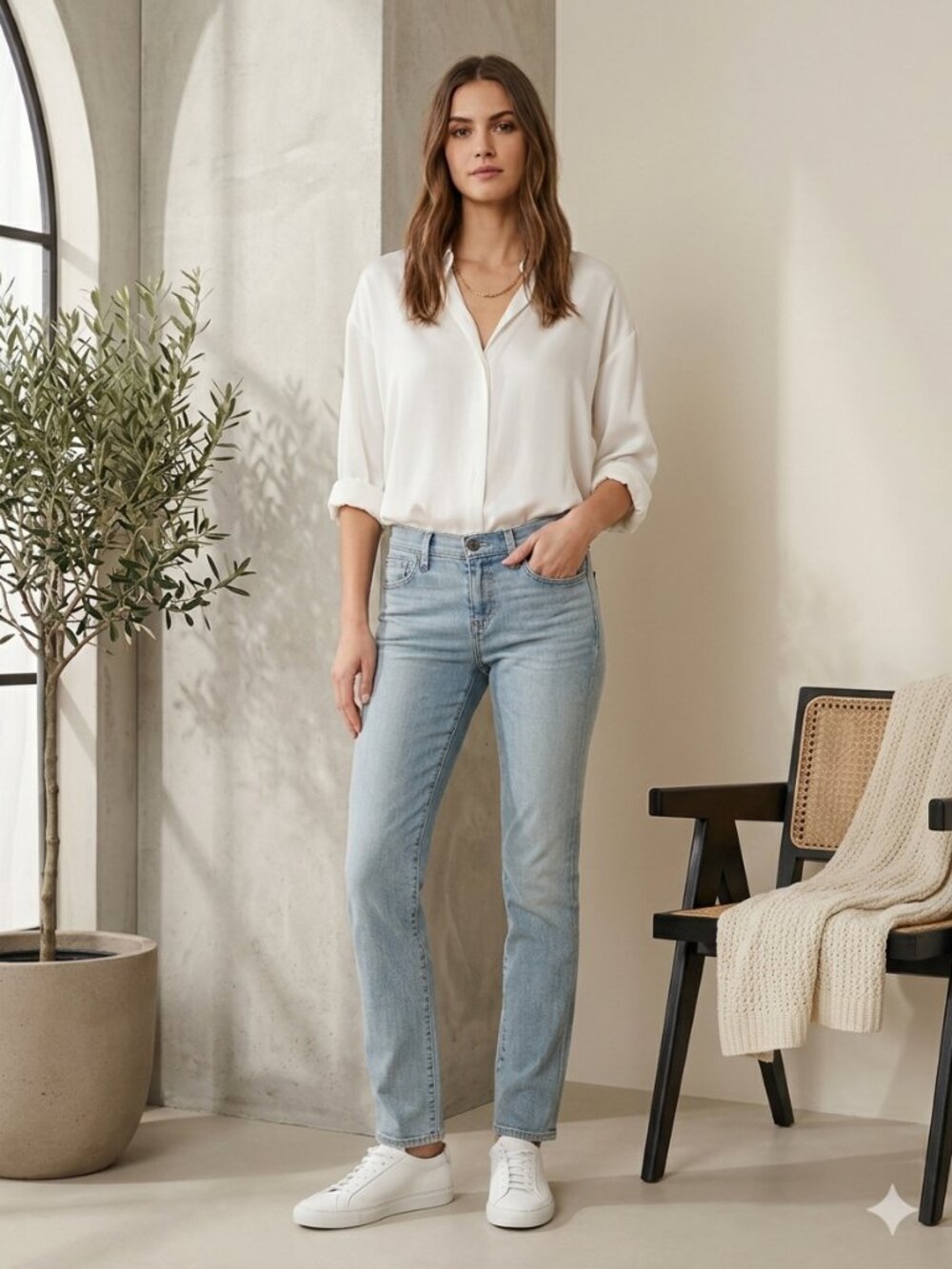 Citizens of Humanity Ava Low-Rise Straight Leg Jeans Size 28